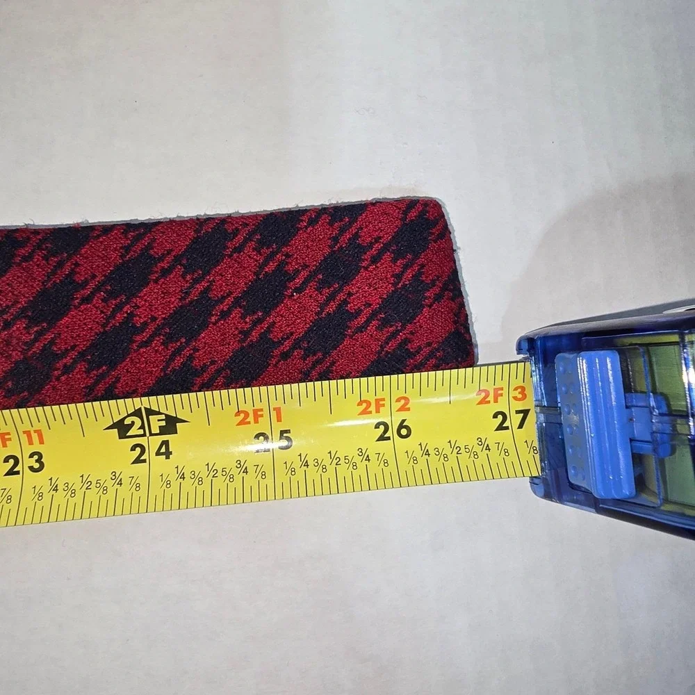 VINTAGE Red and‎ Navy TOWNCRAFT JCPenney Polyester Tie